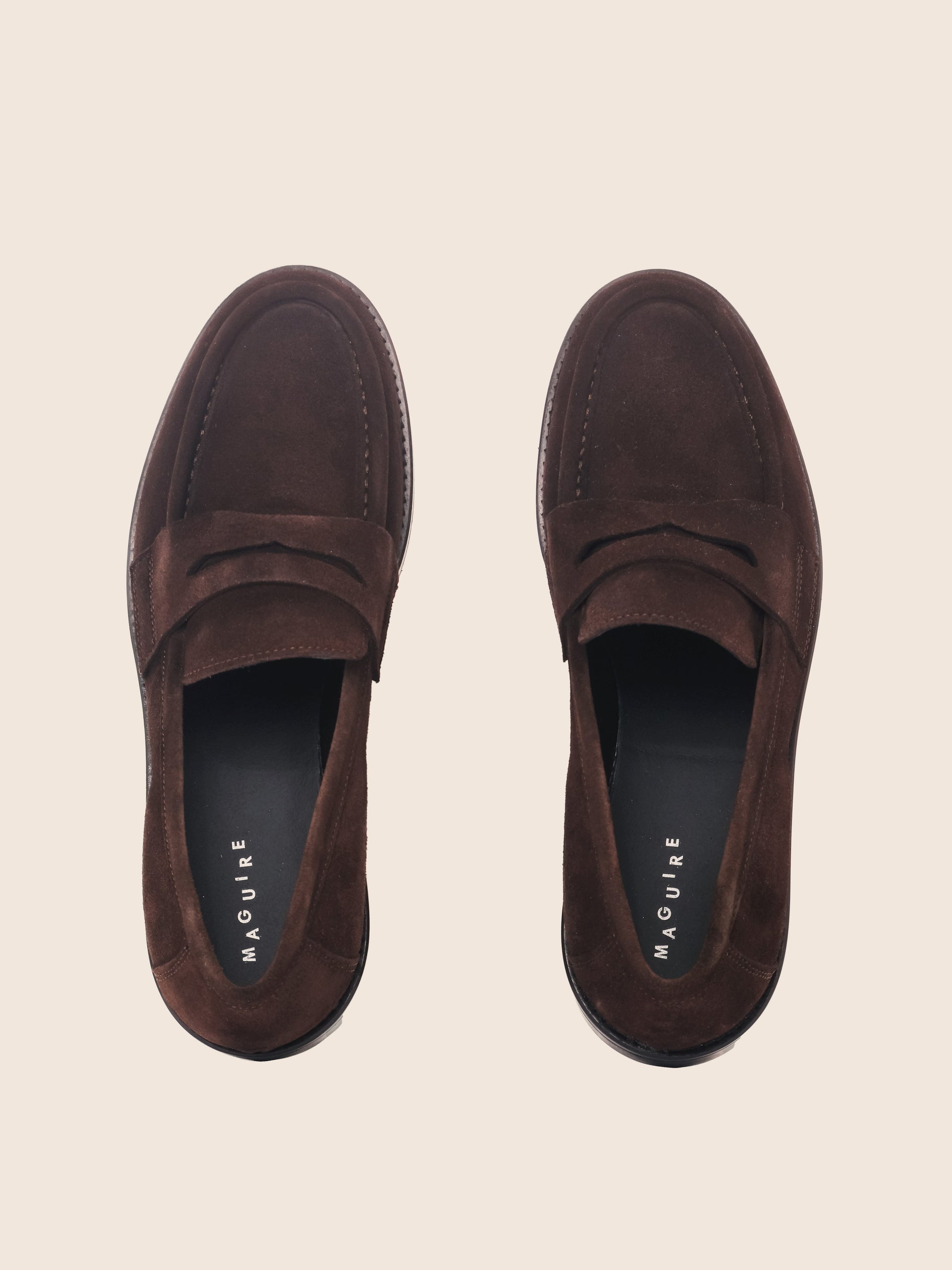 Bergamo Brown Suede Loafer