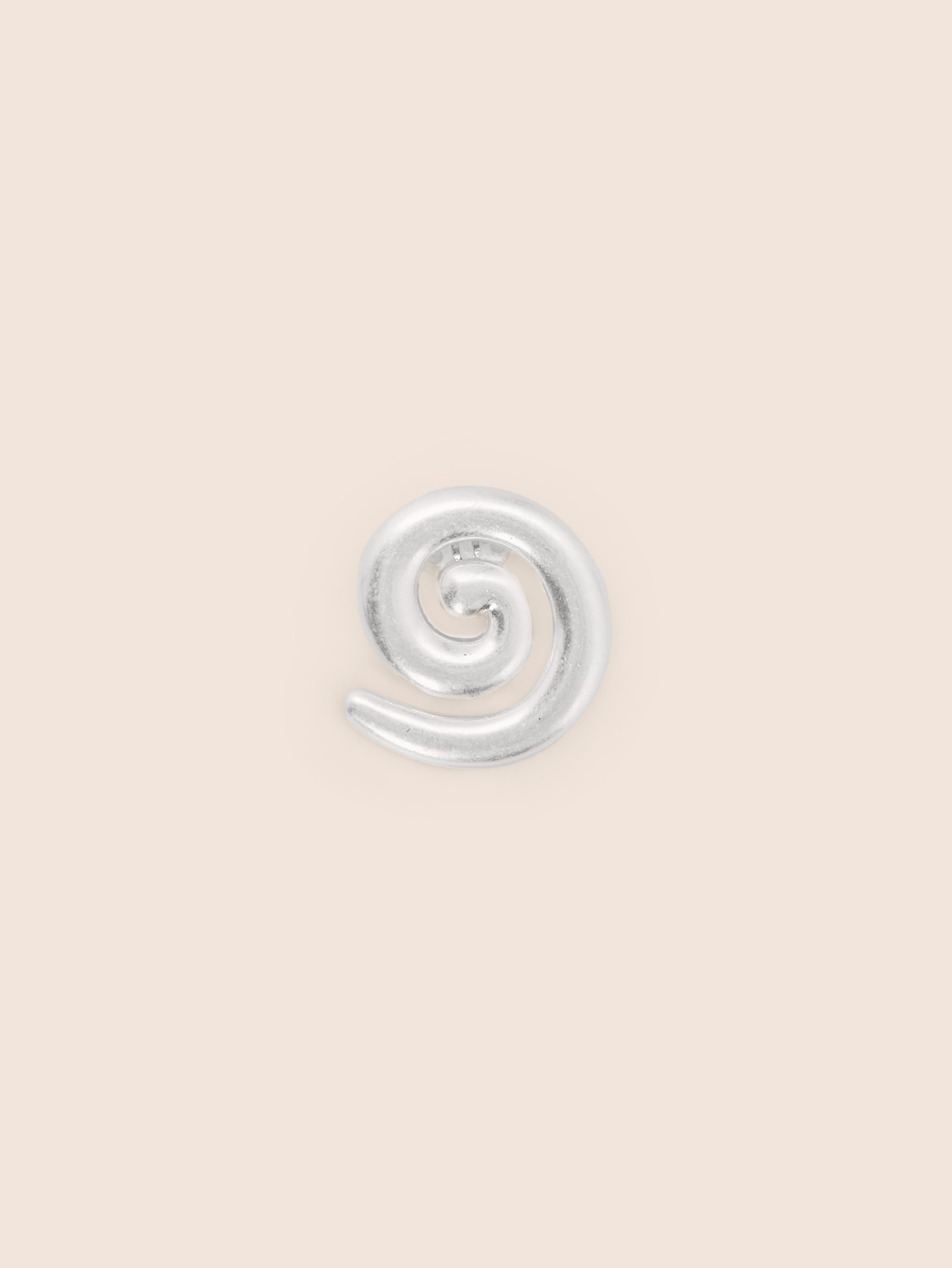 Swirl Clip Silver