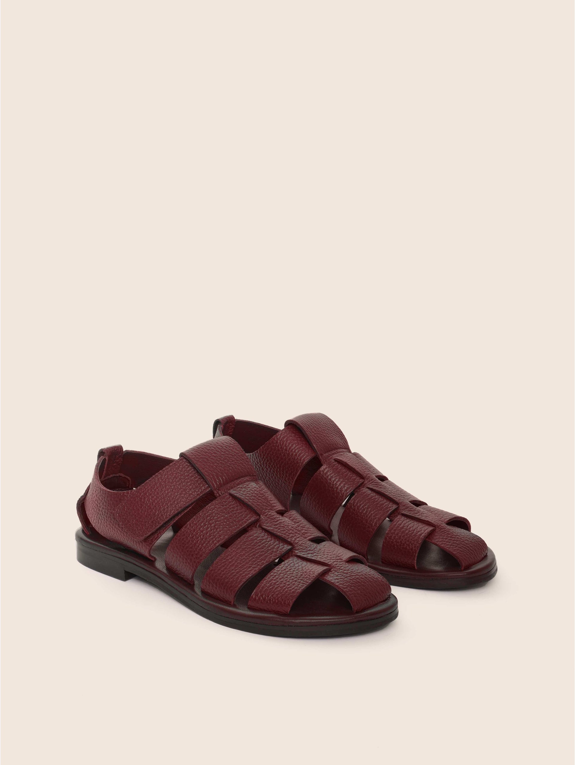 Marta Oxblood Sandal